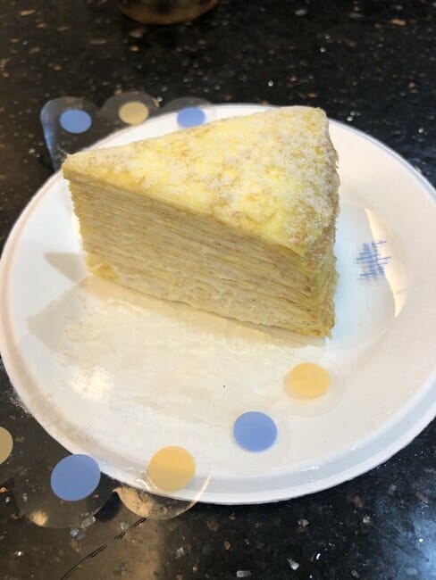 深藍咖啡千層蛋糕