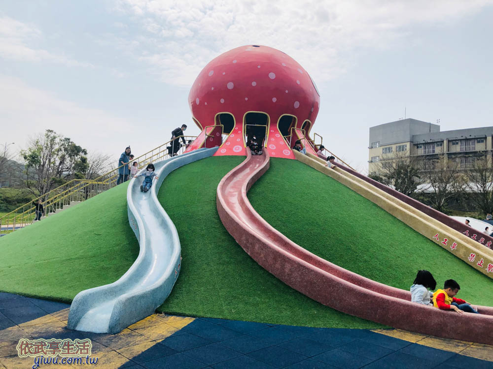 苗栗貓裏喵親子公園八爪溜滑梯