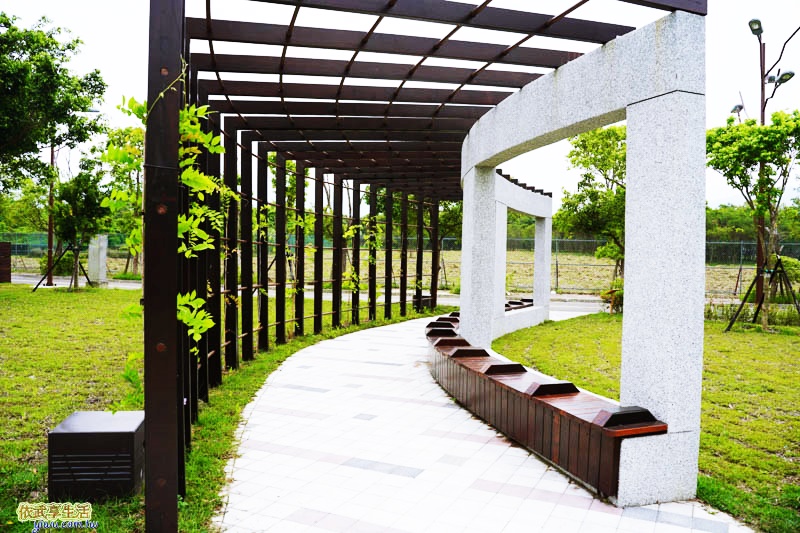 新竹竹東台泥公園藝術花廊
