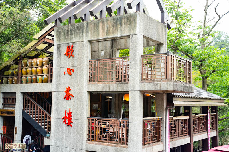 歇心茶樓室內景觀區