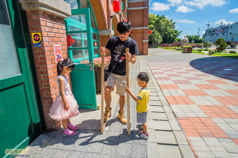 湖口好客文創園區踩高蹺