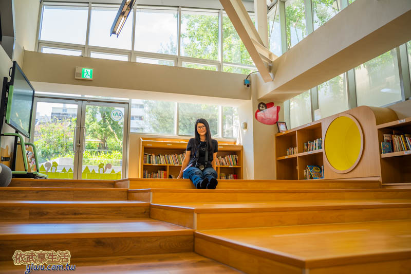 香山親子館閱讀區