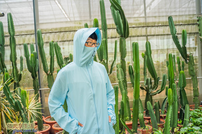 UV100涼感輕薄口罩連帽外套