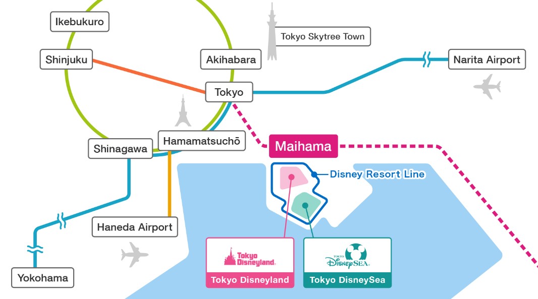 東京迪士尼交通