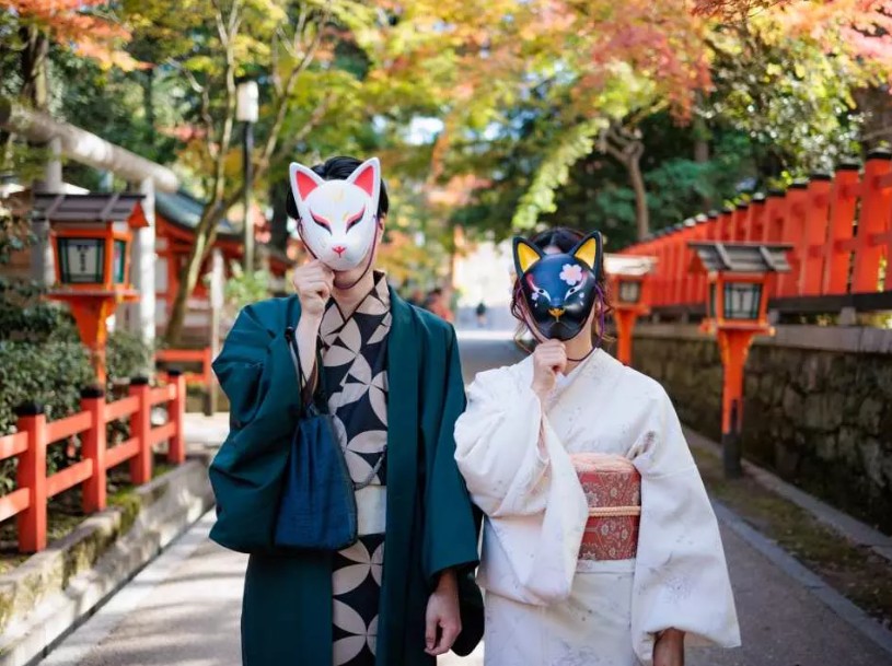 八坂神社和服