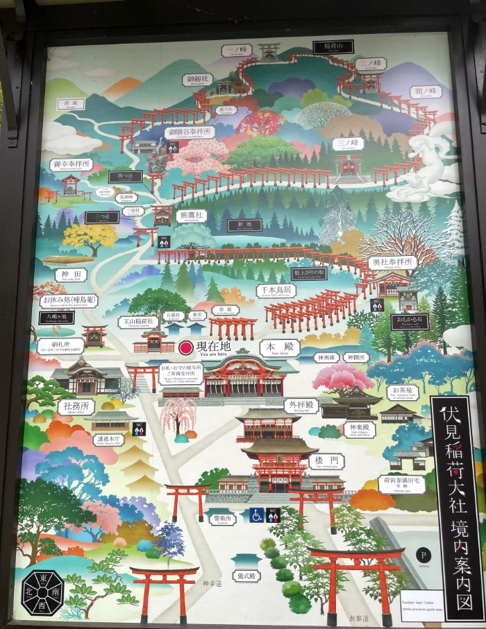 伏見稻荷大社地圖