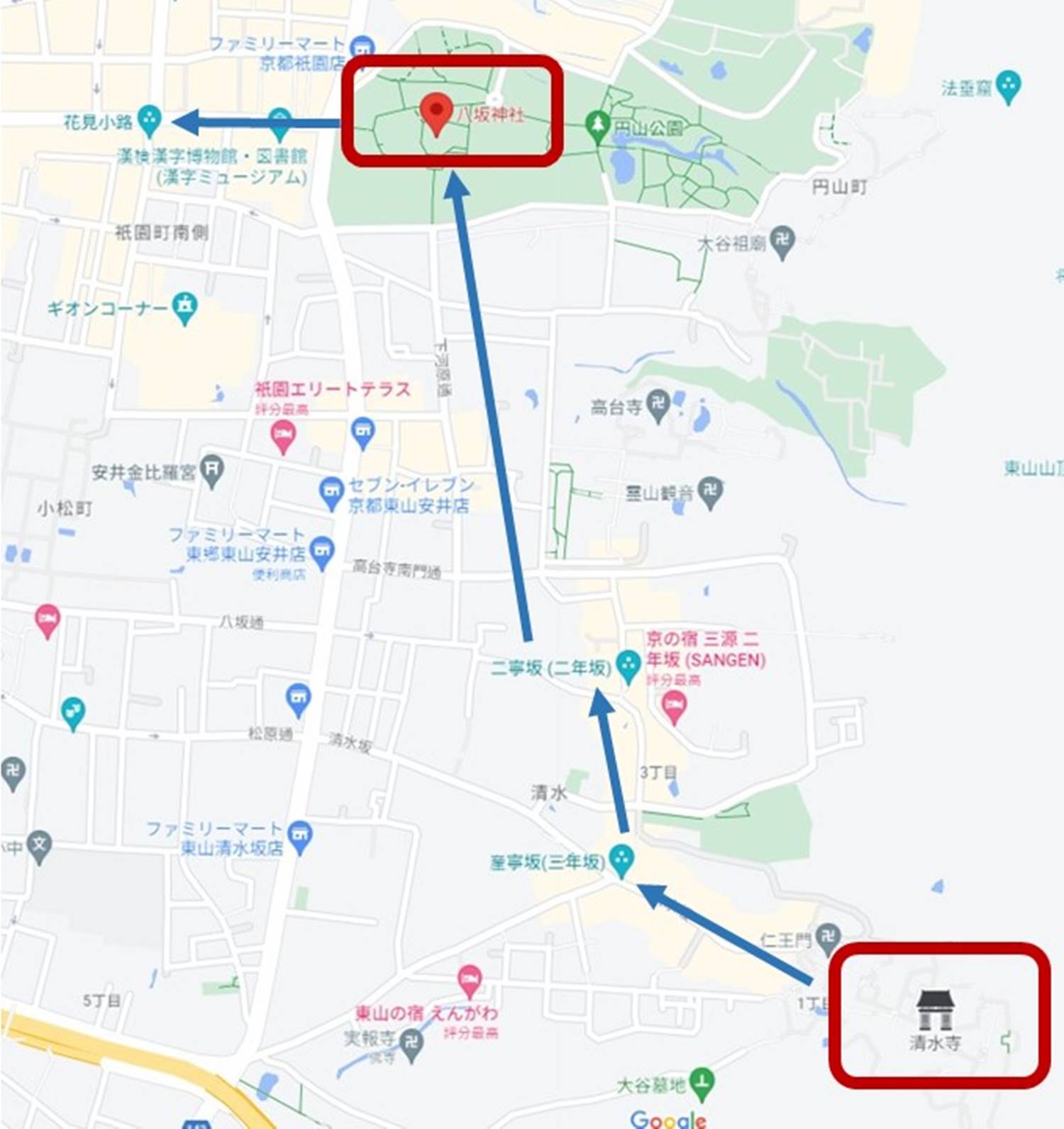 八坂神社路線