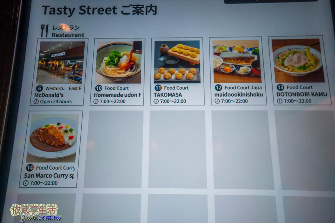 關西機場美食餐廳