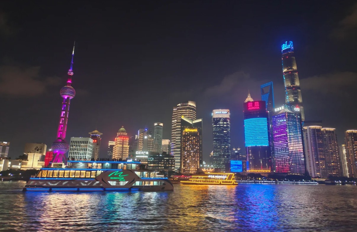 上海外灘搭船