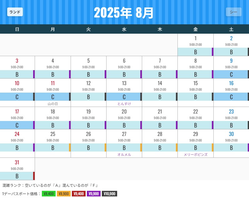 東京迪士尼人數預測