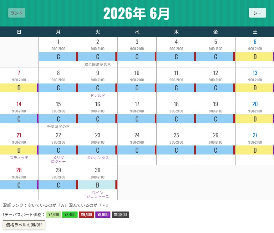 東京迪士尼人數預測 東京迪士尼人數預測