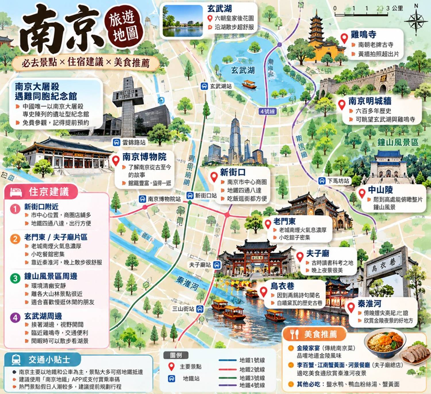 南京景點地圖 南京景點地圖