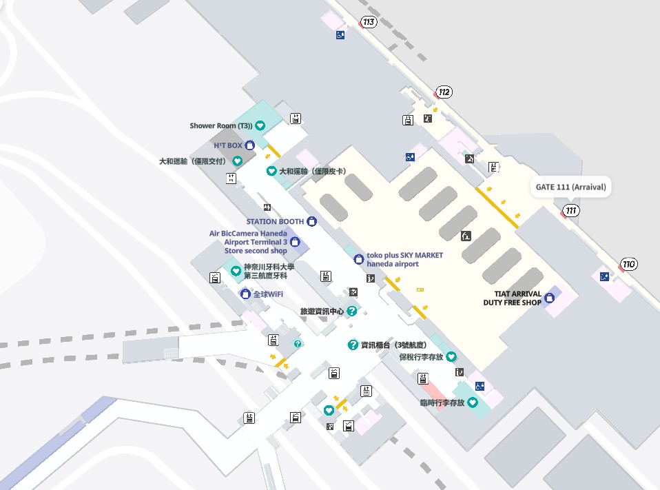 羽田機場地圖 羽田機場地圖