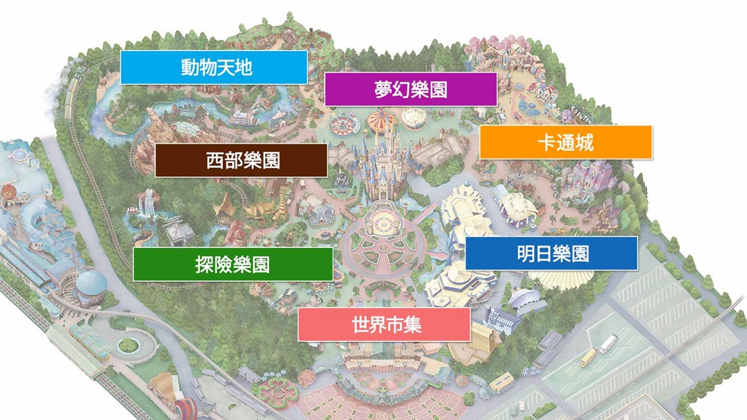 東京迪士尼地圖